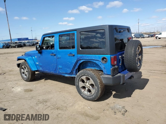 2016 Jeep Wrangler Unlimited 75th Anniversary with VIN 1C4BJWEG7GL172663, listed as a Copart auction lot 51305325 with 67,273 mi miles and Salvage Title. Bid and sale history available at carsss.com. Image 2.
