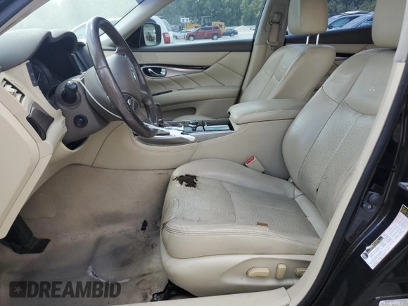 2013 Infiniti M37 with VIN JN1BY1AP0DM512717, listed as a Copart auction lot 69612474 with 125,102 mi miles and Salvage Title. Bid and sale history available at carsss.com. Image 7.