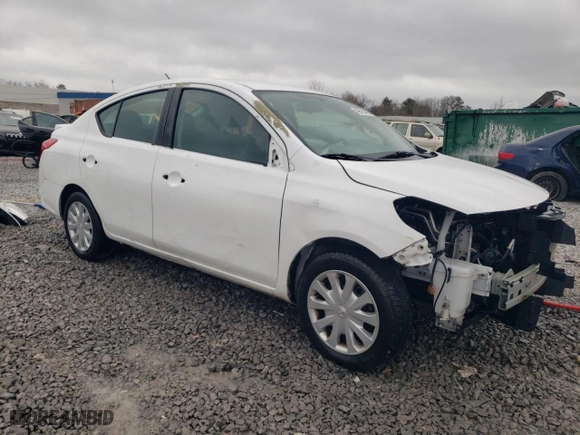2019 Nissan Versa Sedan SV with VIN 3N1CN7AP4KL873150, listed as a Copart auction lot 48515495 with 106,127 mi miles and Salvage Title. Bid and sale history available at carsss.com. Image 4.