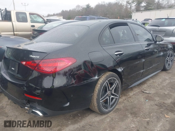 2023 Mercedes-Benz C 300 with VIN W1KAF4HB4PR131332, listed as a IAAI auction lot 41099371 with 20,645 mi miles and . Bid and sale history available at DreamBid. Image 4.
