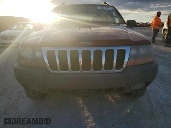 2002 Jeep Grand Cherokee with VIN 1J8GX38S82C176323, listed as a Copart auction lot 78520444 with 206,258 mi miles and Salvage title. Bid and sale history available at DreamBid. Image 5.