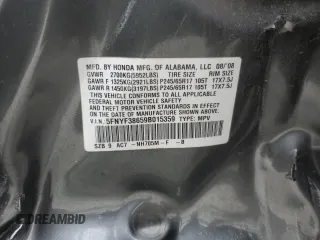 2009 Honda Pilot EX-L z VIN 5FNYF38659B015359, wystawiony jako Copart lot #81931884 z przebiegiem 256 430 mil mil oraz Szkoda całkowita • Salvage title. Historia ofert i sprzedaży dostępna na DreamBid. Obrazek 15.