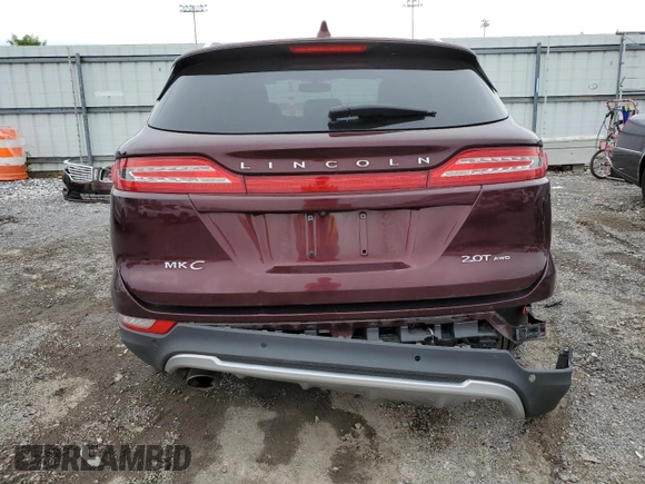 2017 Lincoln MKC Select with VIN 5LMCJ2D91HUL31729, listed as a Copart auction lot 58563085 with 88,228 mi miles and Salvage title. Bid and sale history available at DreamBid. Image 6.
