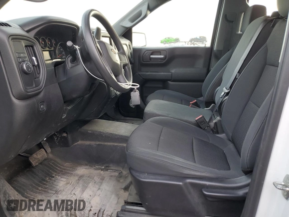 2020 Chevrolet Silverado 1500 Work Truck with VIN 1GCRWAEH7LZ259501, listed as a Copart auction lot 41835655 with 57,525 mi miles and Salvage Title. Bid and sale history available at DreamBid. Image 7.