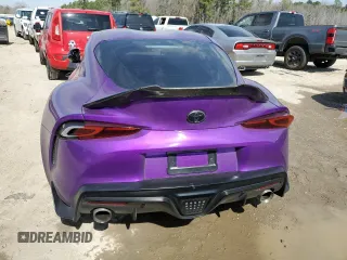 2022 Toyota GR Supra 3.0 with VIN WZ1DB0C02NW050038, listed as a Copart auction lot 47688985 with 0 mi miles and Salvage Title. Bid and sale history available at carsss.com. Image 6.