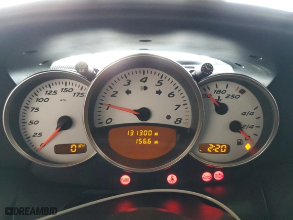 2001 Porsche Boxster S with VIN WP0CB29861U664518, listed as a Copart auction lot 54729415 with 131,300 mi miles and Clean Title. Bid and sale history available at carsss.com. Image 9.