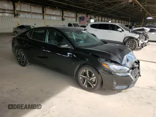 2024 Nissan Sentra SV z VIN 3N1AB8CV1RY270820, wystawiony jako Copart lot #57777345 z przebiegiem 23 980 mil mil oraz Szkoda całkowita • Salvage title. Historia ofert i sprzedaży dostępna na DreamBid. Obrazek 4.
