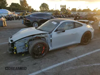 2023 Porsche 911 GT3 with VIN WP0AC2A91PS270549, listed as a Copart auction lot 78500294 with 1,636 mi miles and Salvage Title. Bid and sale history available at carsss.com. Image 1.