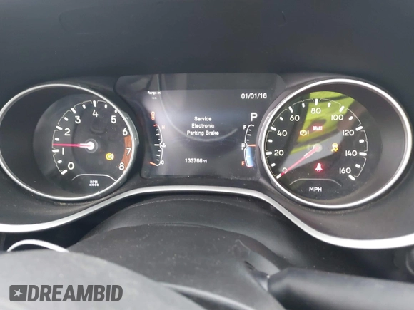 2017 Jeep Compass Latitude with VIN 3C4NJCBB9HT682278, listed as a IAAI auction lot 41240909 with 133,766 mi miles and . Bid and sale history available at DreamBid. Image 7.