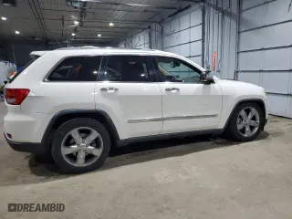 2012 Jeep Grand Cherokee Overland with VIN 1C4RJFCT5CC185100, listed as a Copart auction lot 42745615 with 126,696 mi miles and Salvage Title. Bid and sale history available at carsss.com. Image 3.