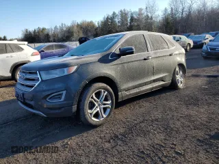 2015 Ford Edge Titanium with VIN 2FMTK4K91FBB83440, listed as a Copart auction lot 50348185 with 193,461 mi miles and Clean Title. Bid and sale history available at carsss.com. Image 1.