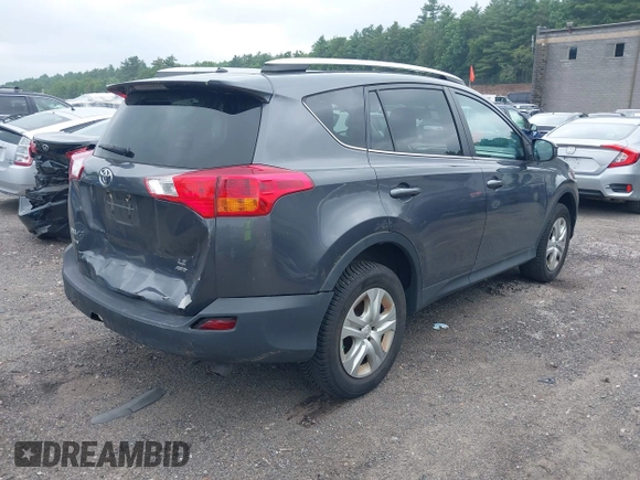 2013 Toyota RAV4 LE with VIN 2T3BFREV9DW023973, listed as a IAAI auction lot 42450510 with 129,574 mi miles and . Bid and sale history available at DreamBid. Image 4.