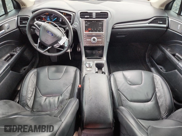 2018 Ford Fusion Titanium with VIN 3FA6P0D91JR207051, listed as a Copart auction lot 59539135 with 204,017 mi miles and Salvage title. Bid and sale history available at DreamBid. Image 8.