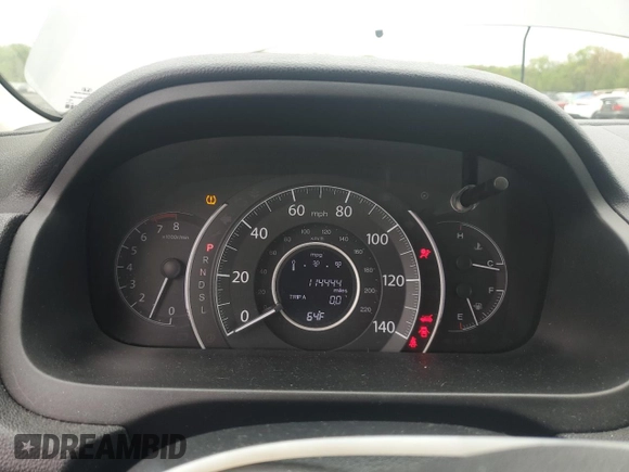 2016 Honda CR-V EX with VIN 5J6RM4H54GL063124, listed as a Copart auction lot 55632825 with 114,444 mi miles and Salvage Title. Bid and sale history available at DreamBid. Image 9.