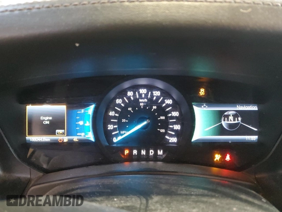 2016 Ford Expedition Platinum with VIN 1FMJU1MT5GEF47373, listed as a Copart auction lot 44409845 with 188,044 mi miles and Salvage title. Bid and sale history available at DreamBid. Image 9.