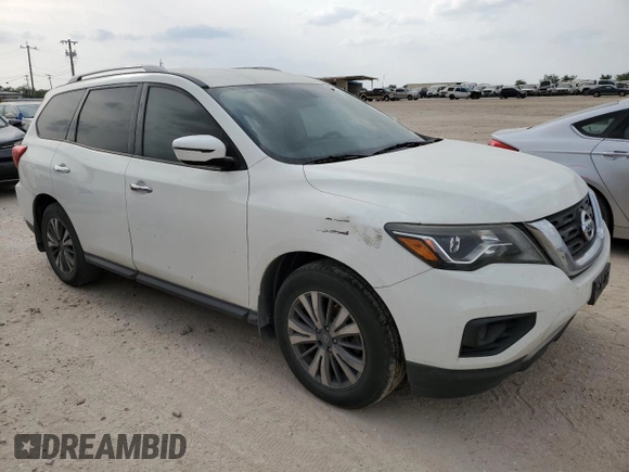 2017 Nissan Pathfinder S with VIN 5N1DR2MM2HC632312, listed as a Copart auction lot 53745965 with 160,305 mi miles and Clean title. Bid and sale history available at DreamBid. Image 4.