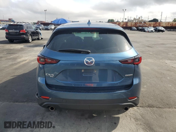 2023 Mazda CX-5 2.5 S with VIN JM3KFBAM7P0161712, listed as a Copart auction lot 51347185 with 29,669 mi miles and Salvage Title. Bid and sale history available at carsss.com. Image 6.