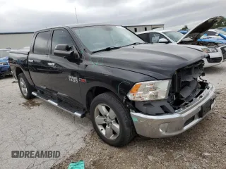 2016 Ram 1500 Big Horn with VIN 1C6RR7LM1GS198503, listed as a Copart auction lot 60118915 with 155,012 mi miles and Salvage title. Bid and sale history available at DreamBid. Image 4.