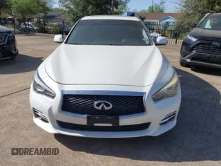 2017 Infiniti Q50 Signature Edition with VIN JN1EV7AP3HM738779, listed as a IAAI auction lot 41870416 with 129,694 mi miles and . Bid and sale history available at DreamBid. Image 13.