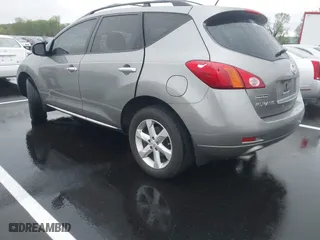 2009 Nissan Murano SL with VIN JN8AZ18U59W004261, listed as a IAAI auction lot 41952202 with 123,583 mi miles. Bid and sale history available at carsss.com. Image 3.
