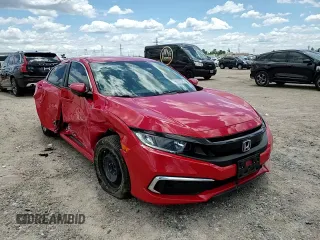 2020 Honda Civic LX with VIN 2HGFC2F63LH515603, listed as a Copart auction lot 56535385 with 42,517 mi miles and Salvage title. Bid and sale history available at DreamBid. Image 13.