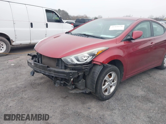 2015 Hyundai Elantra SE with VIN 5NPDH4AE4FH581879, listed as a IAAI auction lot 41468138 with 116,296 mi miles. Bid and sale history available at carsss.com. Image 6.