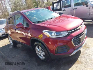 2017 Chevrolet Trax LT with VIN 3GNCJPSB2HL187166, listed as a IAAI auction lot 41793610 with 139,466 mi miles. Bid and sale history available at carsss.com. Image 1.