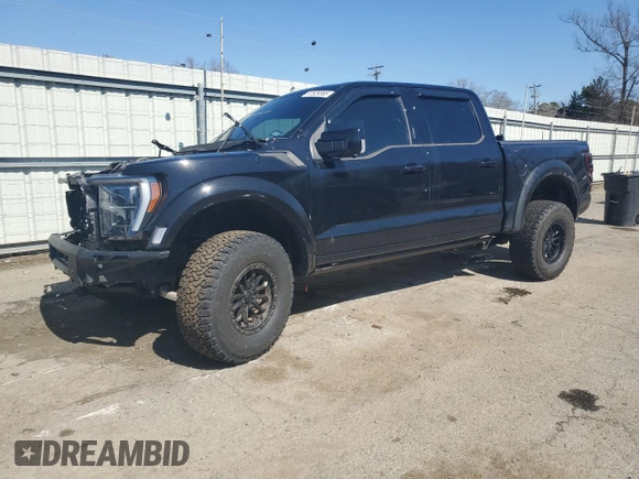 2023 Ford F-150 Raptor with VIN 1FTFW1RGXPFC88745, listed as a Copart auction lot 47529385 with 32,220 mi miles and Salvage Title. Bid and sale history available at DreamBid. Image 1.