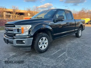2018 Ford F-150 XL with VIN 1FTEX1CB0JKF17440, listed as a Copart auction lot 52651455 with 168,000 mi miles and Clean Title. Bid and sale history available at carsss.com. Image 2.