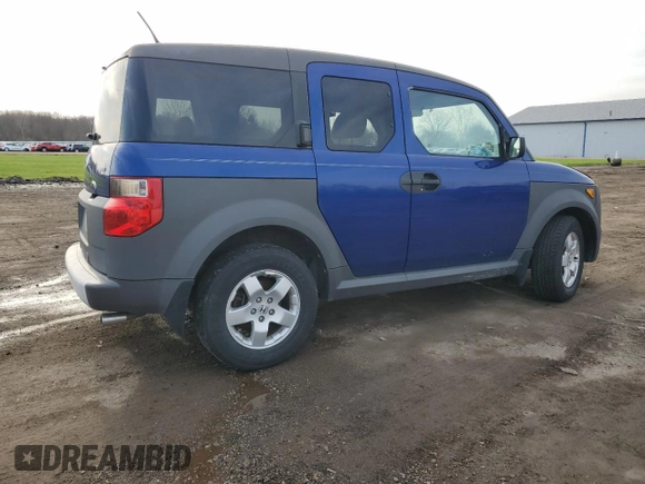 2005 Honda Element EX with VIN 5J6YH18625L012631, listed as a Copart auction lot 52733335 with 62,373 mi miles and Salvage Title. Bid and sale history available at DreamBid. Image 3.