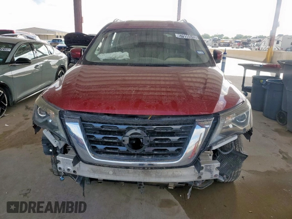2017 Nissan Pathfinder S with VIN 5N1DR2MN7HC672605, listed as a Copart auction lot 57998845 with 105,434 mi miles and Clean title. Bid and sale history available at DreamBid. Image 5.