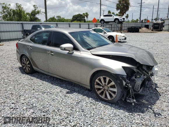 2014 Lexus IS 250 with VIN JTHBF1D21E5043554, listed as a Copart auction lot 65558495 with 171,755 mi miles and Salvage title. Bid and sale history available at DreamBid. Image 4.