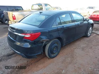 2013 Chrysler 200 LX with VIN 1C3CCBAB3DN640247, listed as a IAAI auction lot 41679476 with 166,329 mi miles. Bid and sale history available at carsss.com. Image 4.
