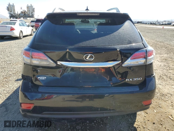 2013 Lexus RX 350 with VIN 2T2BK1BA0DC199184, listed as a Copart auction lot 46454735 with 280,810 mi miles and Salvage Title. Bid and sale history available at carsss.com. Image 6.