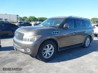 2011 Infiniti QX56 7-passenger with VIN JN8AZ2NE8B9000843, listed as a IAAI auction lot 41836248 with NaN miles. Bid and sale history available at carsss.com. Image 20.