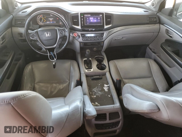 2016 Honda Pilot EX-L with VIN 5FNYF5H74GB002619, listed as a Copart auction lot 55761195 with 182,407 mi miles and Salvage title. Bid and sale history available at DreamBid. Image 8.