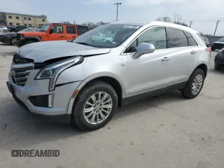 2018 Cadillac XT5 FWD with VIN 1GYKNARS4JZ103773, listed as a Copart auction lot 45227505 with 99,673 mi miles and Salvage Title. Bid and sale history available at carsss.com. Image 1.