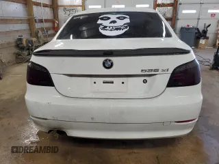 2008 BMW 5 Series 535xi with VIN WBANV93538CZ70418, listed as a Copart auction lot 47811245 with 181,109 mi miles and Salvage Title. Bid and sale history available at carsss.com. Image 6.