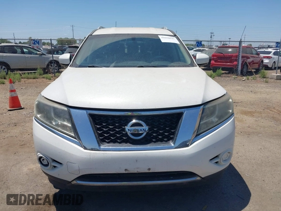 2013 Nissan Pathfinder Platinum with VIN 5N1AR2MM9DC661478, listed as a IAAI auction lot 42658641 with 183,913 mi miles and . Bid and sale history available at DreamBid. Image 6.