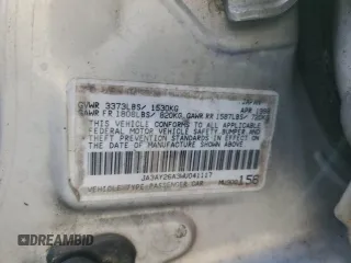 1998 Mitsubishi Mirage DE with VIN JA3AY26A3WU041117, listed as a Copart auction lot 88280675 with 213,243 mi miles and Salvage title. Bid and sale history available at DreamBid. Image 12.
