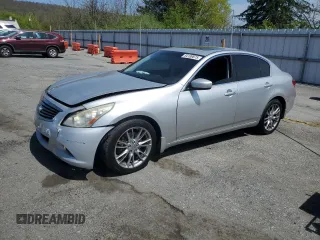 2010 Infiniti G37 x with VIN JN1CV6AR4AM252927, listed as a Copart auction lot 54189875 with 214,373 mi miles and Salvage Title. Bid and sale history available at carsss.com. Image 1.