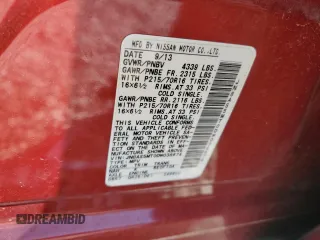 2013 Nissan Rogue S with VIN JN8AS5MT0DW038674, listed as a Copart auction lot 52739025 with 127,782 mi miles and Salvage Title. Bid and sale history available at carsss.com. Image 15.