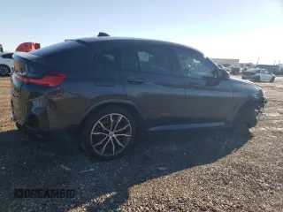 2023 BMW X4 M40i with VIN 5UX43DT01P9N51344, listed as a Copart auction lot 81478284 with 15,172 mi miles and Salvage Title. Bid and sale history available at carsss.com. Image 3.