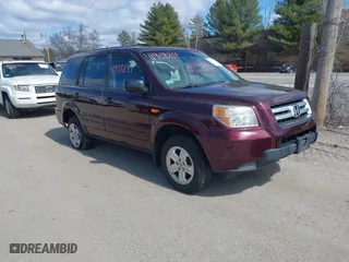 2007 Honda Pilot LX with VIN 2HKYF18197H540562, listed as a IAAI auction lot 41908247 with 191,135 mi miles. Bid and sale history available at carsss.com. Image 1.