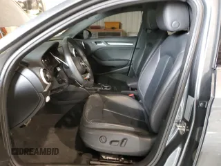 2018 Audi A3 Sedan Premium with VIN WAUAUGFF7J1008263, listed as a Copart auction lot 37766814 with 58,599 mi miles and Salvage Title. Bid and sale history available at carsss.com. Image 7.