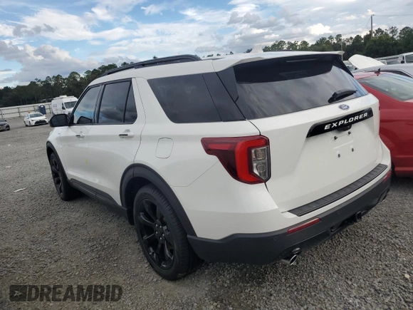 2024 Ford Explorer ST-Line with VIN 1FMSK7KH5RGA44414, listed as a Copart auction lot 74257654 with 0 mi miles and Non Repairable. Bid and sale history available at carsss.com. Image 2.
