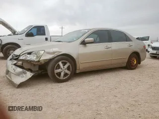 2005 Honda Accord EX-L z VIN 1HGCM568X5A038205, wystawiony jako Copart lot #55363375 z przebiegiem 230 667 mil mil oraz Szkoda całkowita • Salvage title. Historia ofert i sprzedaży dostępna na DreamBid. Obrazek 1.