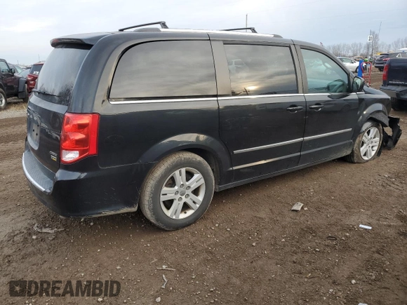 2017 Dodge Grand Caravan Crew Plus with VIN 2C4RDGDG6HR687014, listed as a Copart auction lot 82106924 with 115,255 mi miles and Clean Title. Bid and sale history available at DreamBid. Image 3.