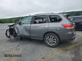 2015 Nissan Pathfinder SL with VIN 5N1AR2MM2FC626753, listed as a Copart auction lot 58990055 with Not provided miles and Salvage title. Bid and sale history available at DreamBid. Image 2.
