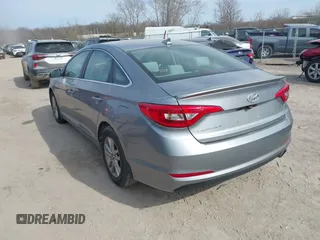 2015 Hyundai Sonata 2.4L SE with VIN 5NPE24AF8FH214899, listed as a IAAI auction lot 42056089 with 76,621 mi miles. Bid and sale history available at carsss.com. Image 3.